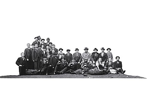 Gruppenbild der Gründerväter von Raab Karcher 1848