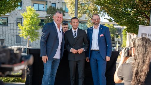 Mark Kühler, Mike Josef, Dr. Marc Baumgartner