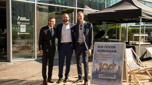 Mike Josef, Dr. Marc Baumgartner, Bernhard Grieb